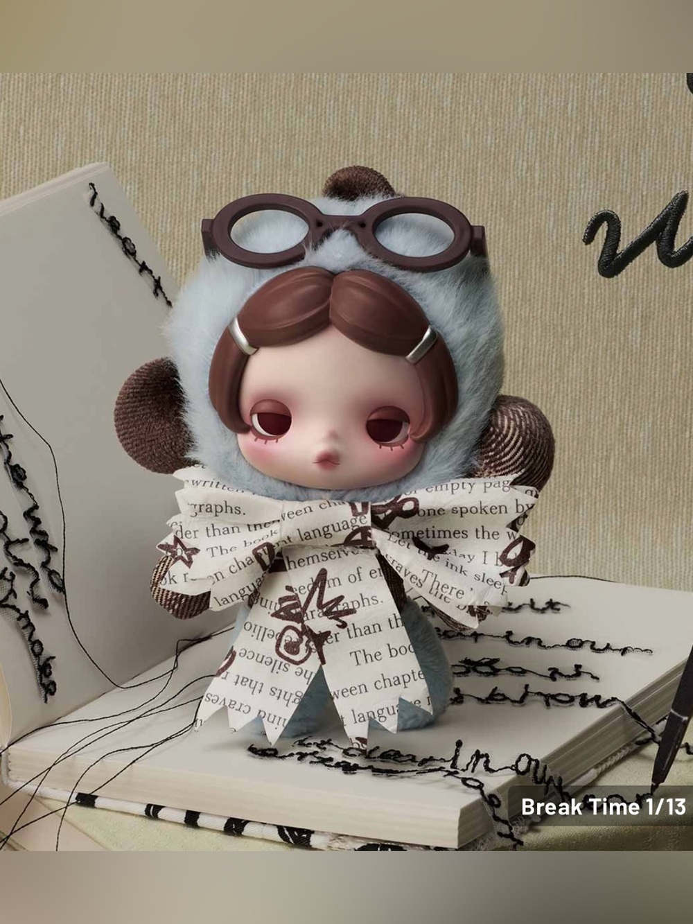 Skullpanda Off Mode Plush Doll Pendant – Break Time Confirmed